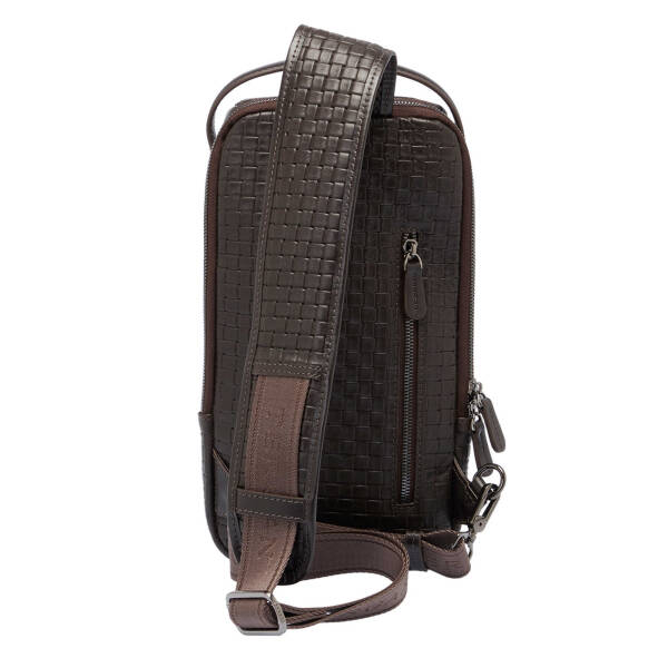 Kahverengi Deri Erkek Çapraz Askılı Çanta - S1AC00021524-V4D - 3