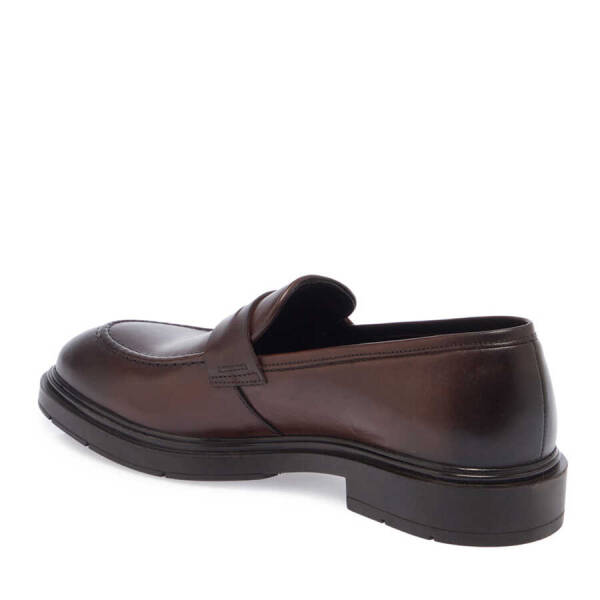 Kahverengi Deri Erkek Casual Ayakkabı - E23S1AY56540-A24 - 2