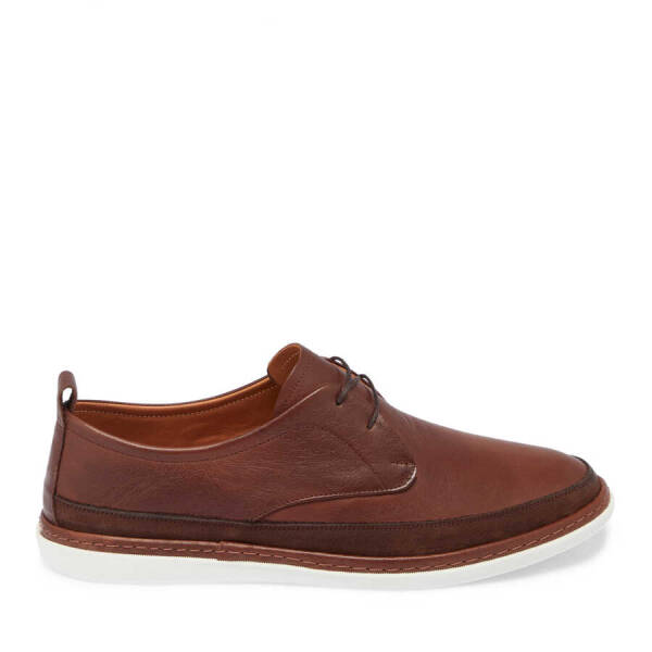 Kahverengi Hakiki Deri Erkek Casual Ayakkabı - E24I1AY56632-A24 - 3