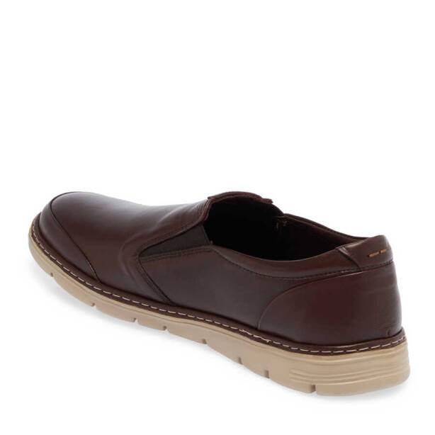 Kahverengi Deri Erkek Casual Ayakkabı - E24I1AY56762-A24 - 2