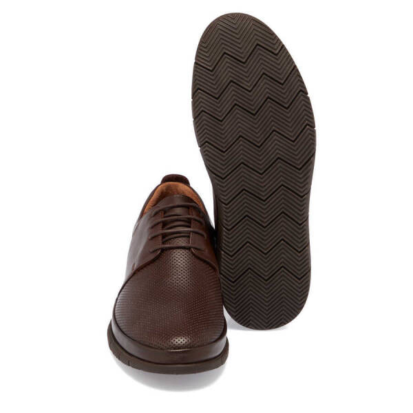 Kahverengi Hakiki Deri Erkek Casual Ayakkabı - E24I1AY56770-A24 - 4