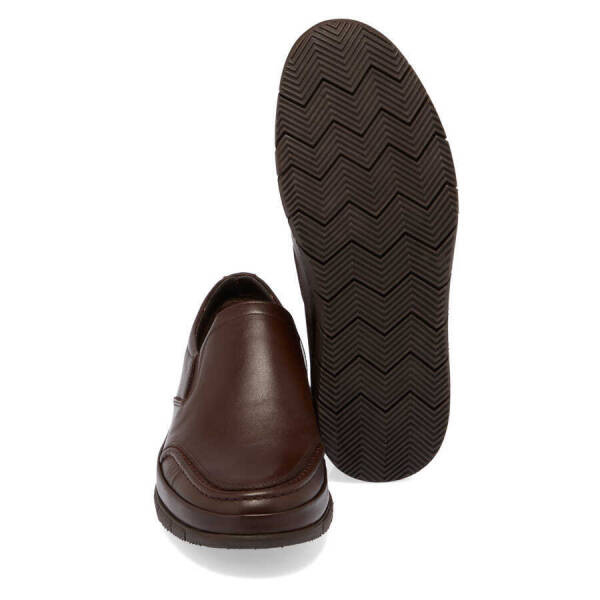 Kahverengi Deri Erkek Casual Ayakkabı - E24I1AY56773-A24 - 4