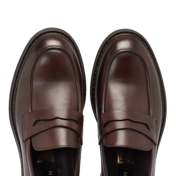 Kahverengi Deri Erkek Casual Ayakkabı - E24S1AY57074-A24 - 5