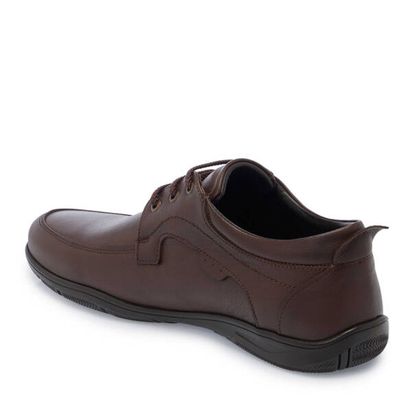 Kahverengi Hakiki Deri Erkek Casual Ayakkabı - E25I1AY57325-A24 - 2