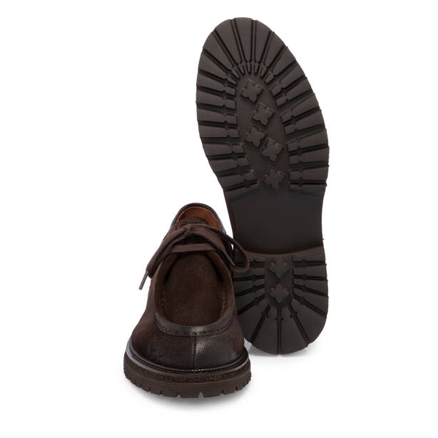 Kahverengi Deri Erkek Casual Ayakkabı - E25S1AY57461-A24 - 4