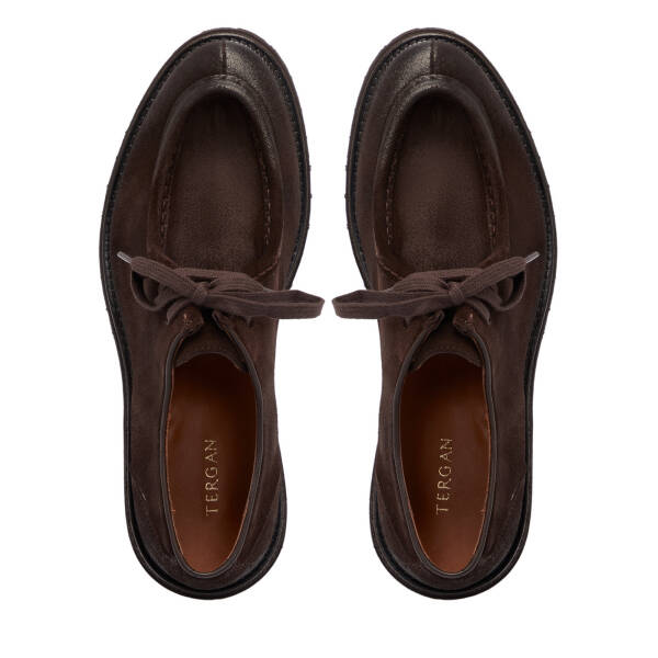 Kahverengi Deri Erkek Casual Ayakkabı - E25S1AY57461-A24 - 5