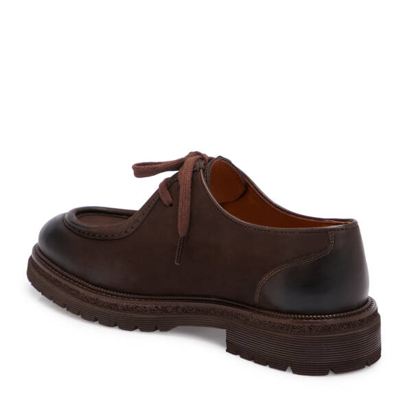 Kahverengi Deri Erkek Casual Ayakkabı - E25S1AY57461-G87 - 2