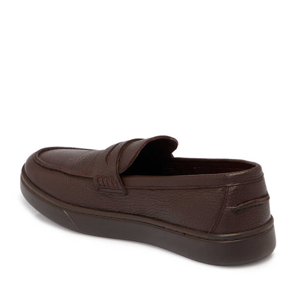 Kahverengi Deri Erkek Casual Ayakkabı - E25S1AY57476-A42 - 2