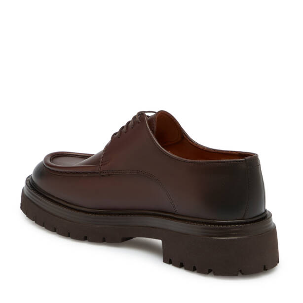 Kahverengi Hakiki Deri Erkek Casual Ayakkabı - E25S1AY57514-A24 - 2