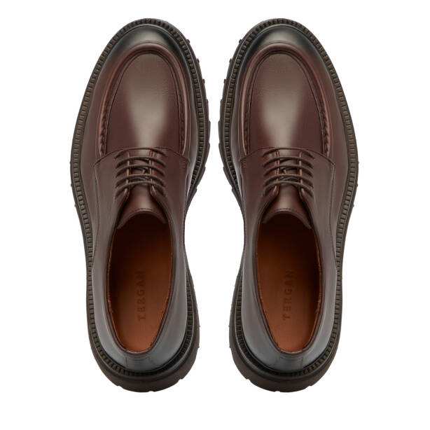 Kahverengi Hakiki Deri Erkek Casual Ayakkabı - E25S1AY57514-A24 - 5