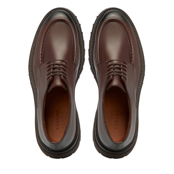 Kahverengi Hakiki Deri Erkek Casual Ayakkabı - E25S1AY57514-A24 - 5