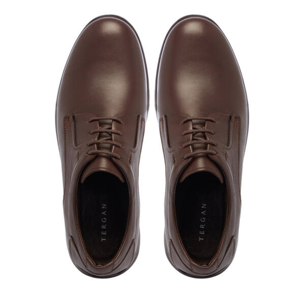 Kahverengi Deri Erkek Casual Ayakkabı - E25S1AY57550-A24 - 5