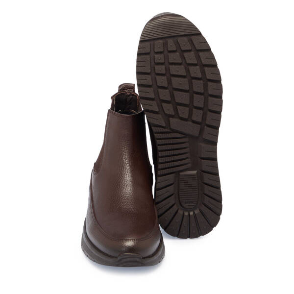 Kahverengi Deri Erkek Casual Bot - E24K1BT57029-A42 - 4