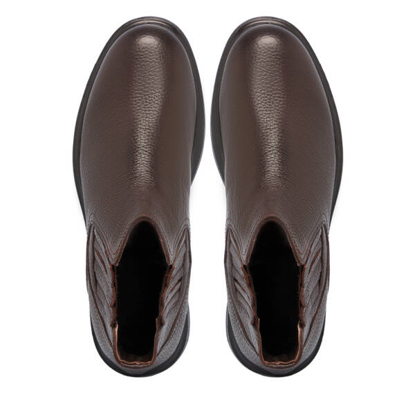 Kahverengi Deri Erkek Casual Bot - E24K1BT57035-A42 - 5