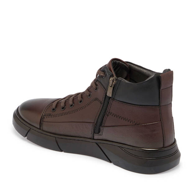 Kahverengi Deri Erkek Casual Bot - E24K1BT57081-A24 - Tergan