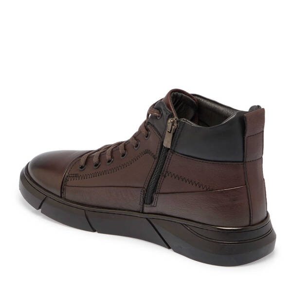 Kahverengi Deri Erkek Casual Bot - E24K1BT57081-A24 - 2