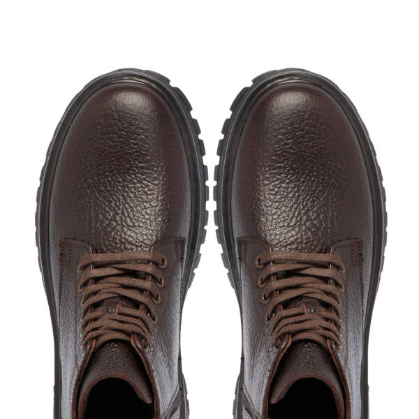 Kahverengi Deri Erkek Casual Bot - E24K1BT57135-A24 - 5