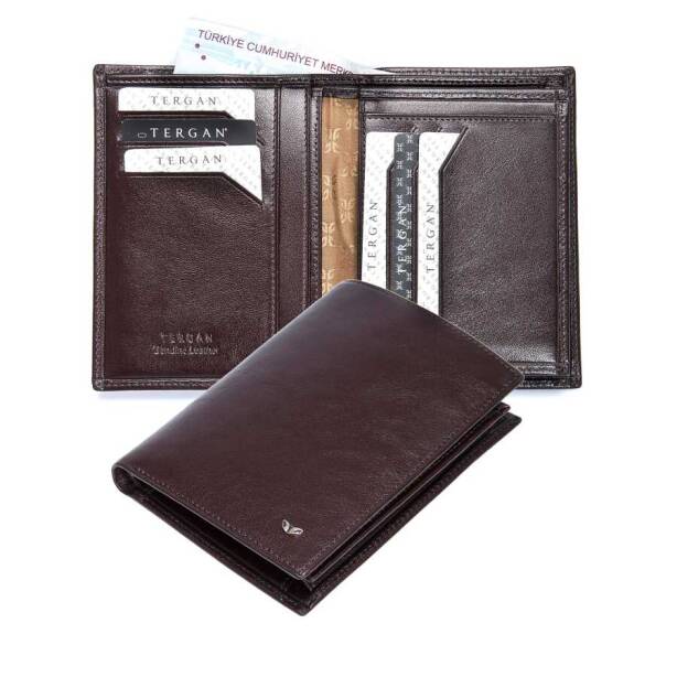 Kahverengi Deri Erkek Cüzdan - S1CE00001108-B07 - 2