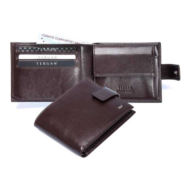 Kahverengi Hakiki Deri Erkek Cüzdan - S1CE00001109-B07 - 2