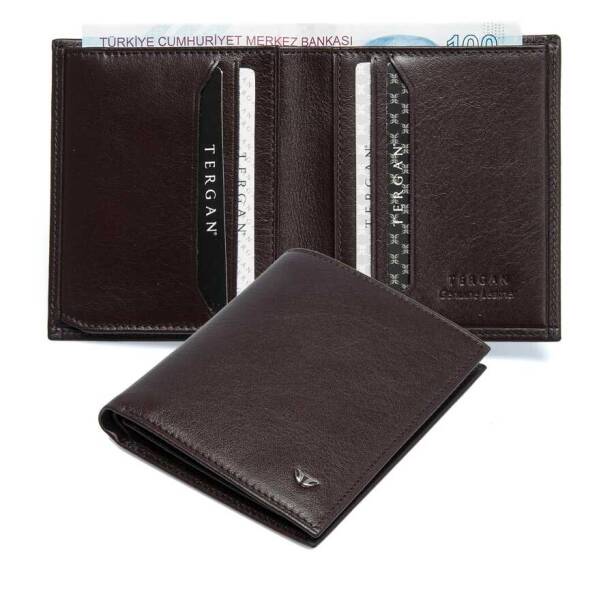 Kahverengi Deri Erkek Cüzdan - S1CE00001208-B07 - 4