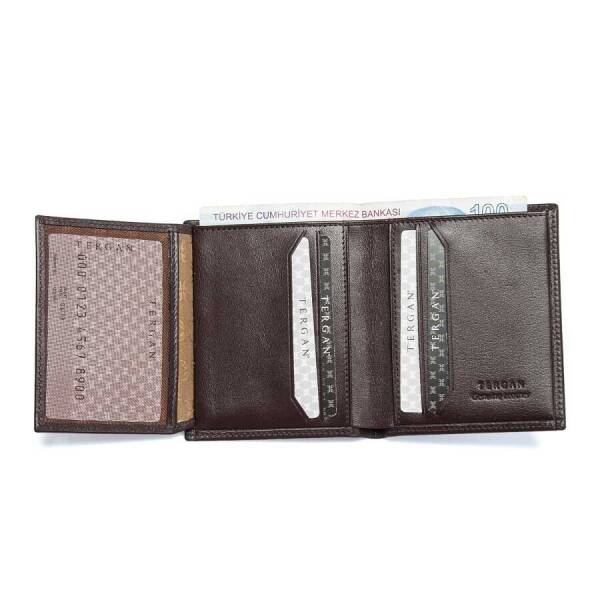 Kahverengi Deri Erkek Cüzdan - S1CE00001208-B07 - 3