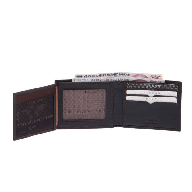 Kahverengi Deri Erkek Cüzdan - S1CE00001228-B07 - Tergan