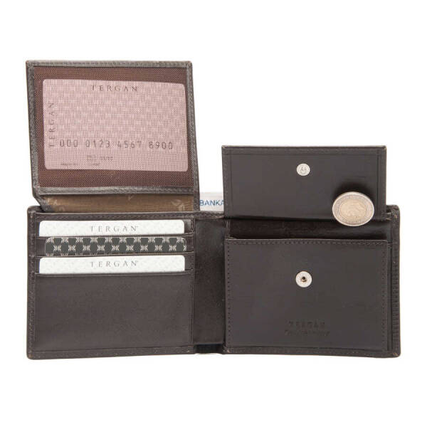 Kahverengi Deri Erkek Cüzdan - S1CE00001254-A98 - 3