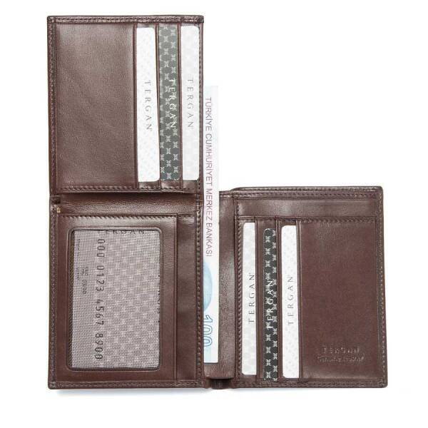 Kahverengi Hakiki Deri Erkek Cüzdan - S1CE00001339-B07 - 3
