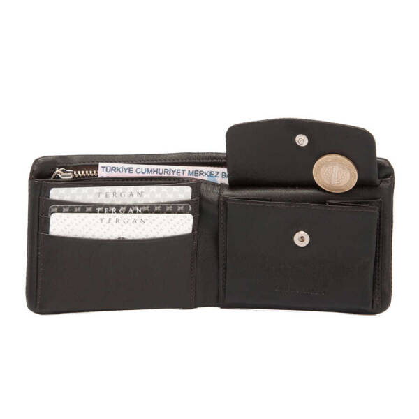 Kahverengi Deri Erkek Cüzdan - S1CE00001361-D38 - 3