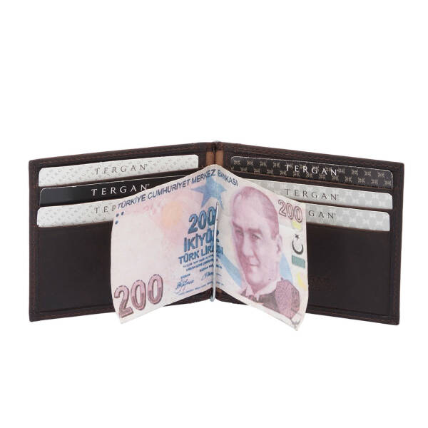 Kahverengi Deri Erkek Cüzdan - S1CE00001399-Q44 - 3