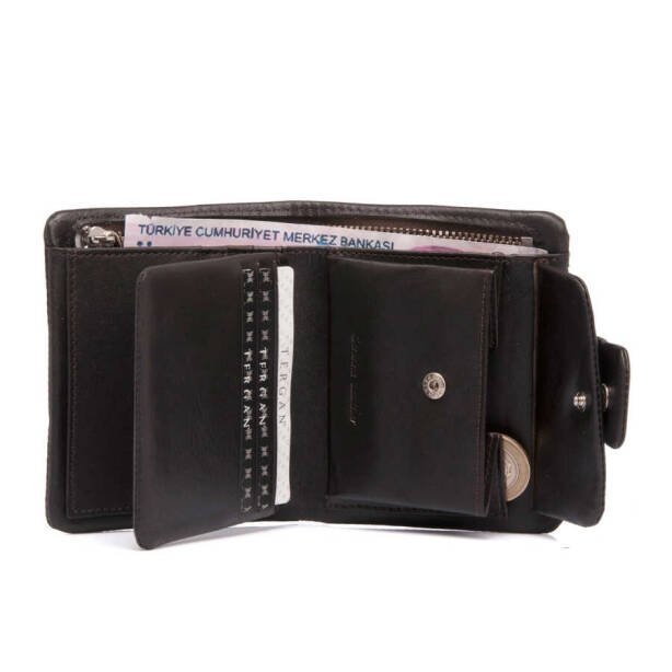 Kahverengi Deri Erkek Cüzdan - S1CE00001404-D38 - Tergan