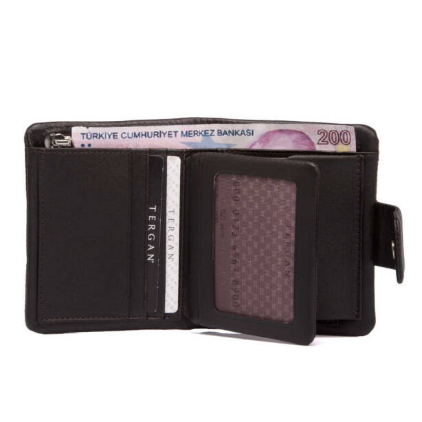 Kahverengi Deri Erkek Cüzdan - S1CE00001404-D38 - Tergan