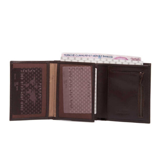 Kahverengi Deri Erkek Cüzdan - S1CE00001430-B07 - 3