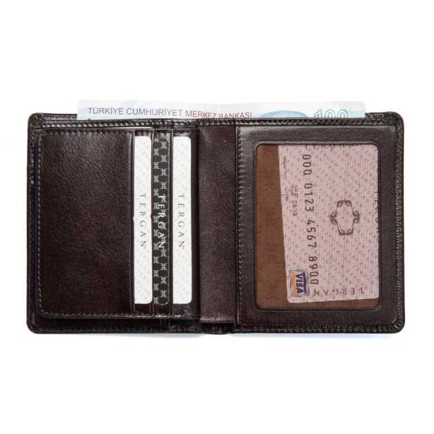 Kahverengi Deri Erkek Cüzdan - S1CE00001452-A98 - 3