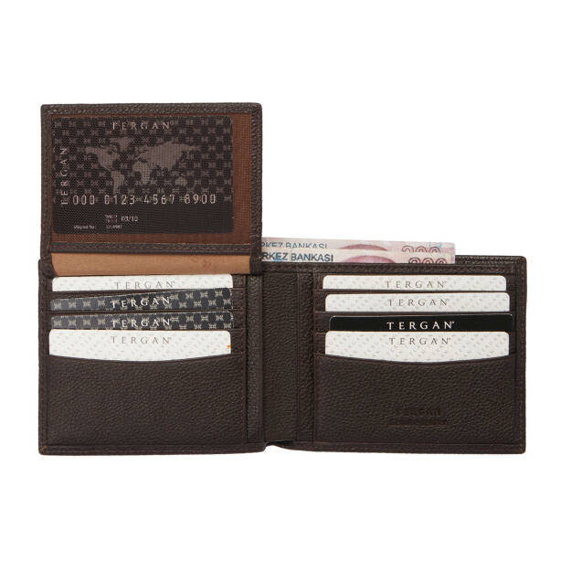 Kahverengi Deri Erkek Cüzdan - S1CE00001498-U5H - 3