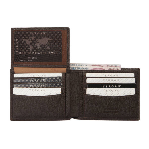 Kahverengi Deri Erkek Cüzdan - S1CE00001498-U5H - 3