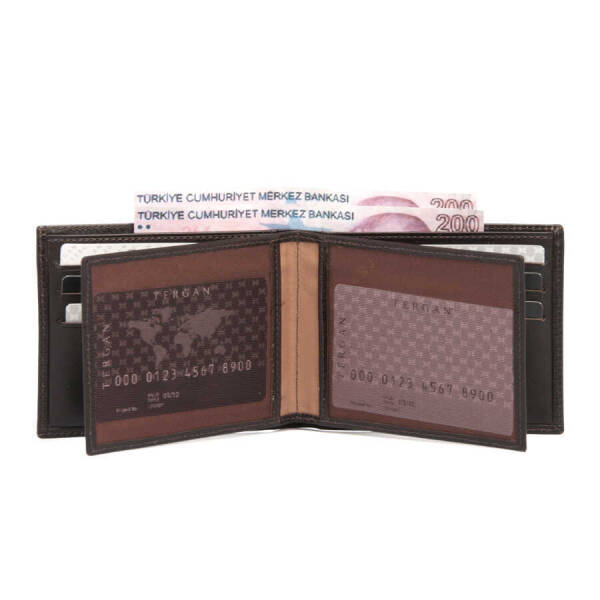 Kahverengi Hakiki Deri Erkek Cüzdan - S1CE00001499-A98 - 3