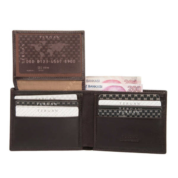 Kahverengi Deri Erkek Cüzdan - S1CE00001502-A98 - 3