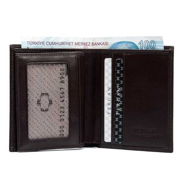 Kahverengi Deri Erkek Cüzdan - S1CE00001503-B07 - 3