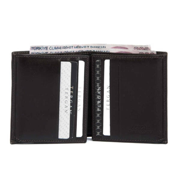 Kahverengi Hakiki Deri Erkek Cüzdan - S1CE00001517-A98 - 2