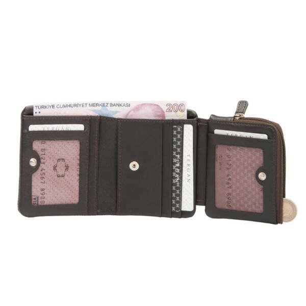 Kahverengi Hakiki Deri Erkek Cüzdan - S1CE00001541-D38 - 3