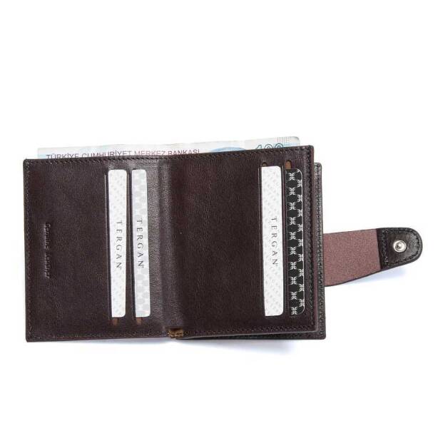 Kahverengi Deri Erkek Cüzdan - S1CE00001544-A98 - 3