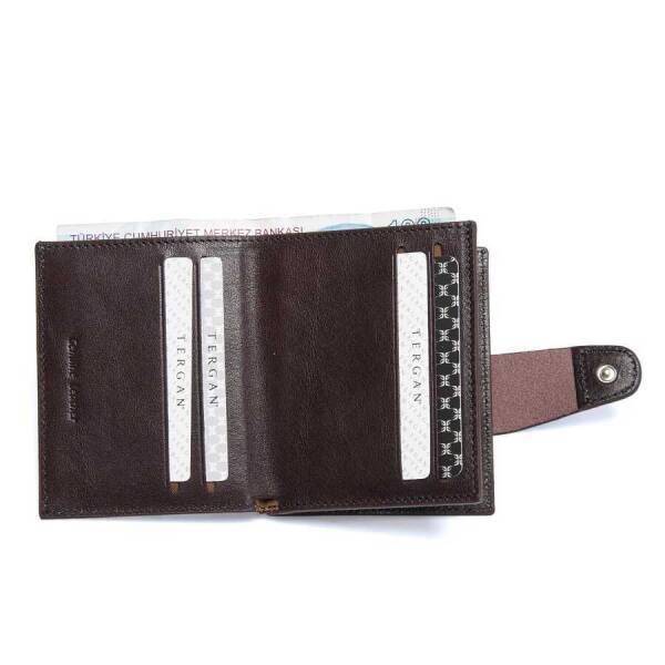 Kahverengi Deri Erkek Cüzdan - S1CE00001544-A98 - 3