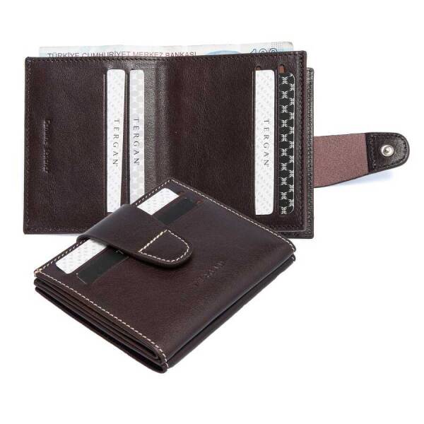 Kahverengi Deri Erkek Cüzdan - S1CE00001544-A98 - 5