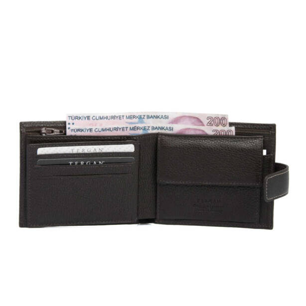 Kahverengi Deri Erkek Cüzdan - S1CE00001559-A7P - 2