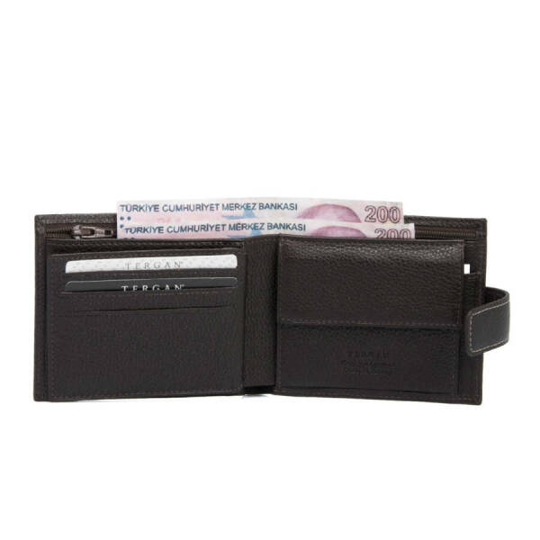 Kahverengi Deri Erkek Cüzdan - S1CE00001559-A7P - 2