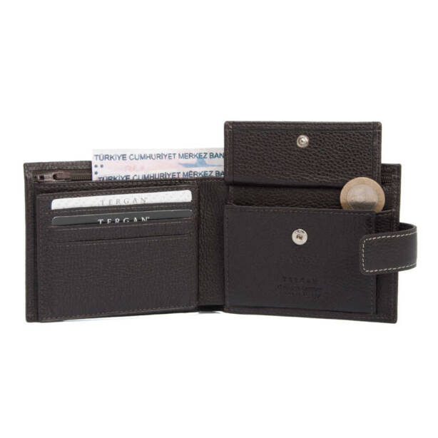 Kahverengi Deri Erkek Cüzdan - S1CE00001559-A7P - 4