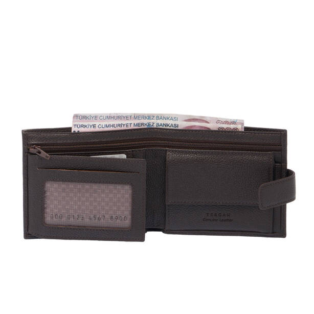 Kahverengi Deri Erkek Cüzdan - S1CE00001571-U5H - 2
