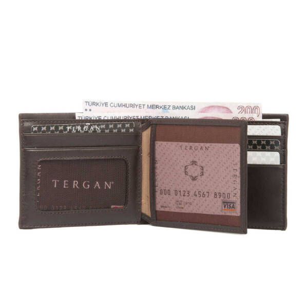 Kahverengi Deri Erkek Cüzdan - S1CE00001588-D38 - 3