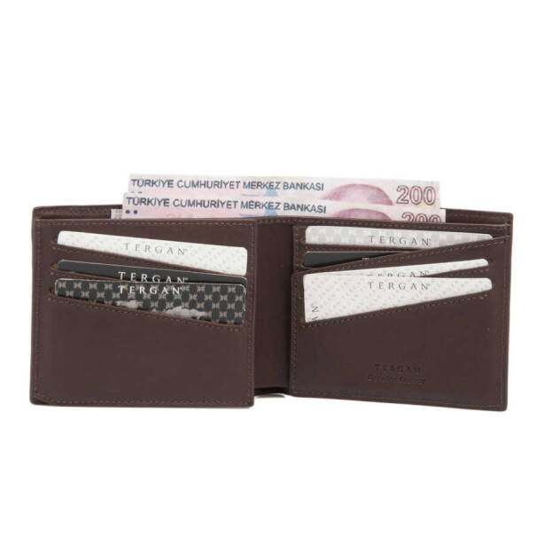 Kahverengi Hakiki Deri Erkek Cüzdan - S1CE00001589-D38 - 2